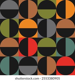 Design Abstract geometric. Seamless Vector Pattern.