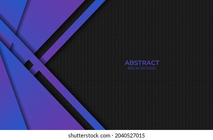 Design Abstract Gradient Purple Blue Background Style