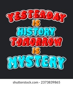 Design Abstract Graffiti Style Font Lettering Vector Illustration Art, For Tshirt, Hoodie, and poster	