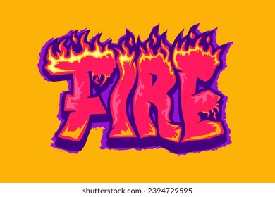 Design Abstract Graffiti Style Font Lettering, Vector Illustration Art, For Tshirt, Hoodie, and poster
