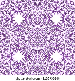 Design with abstract hand drawn floral seamless pattern with decorative element. Template design for card, shawl, bandanna, fashion print.