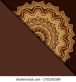 Design With Abstract Hand Drawn Mandala Pattern With Decorative Element. Vector Illustration. 
