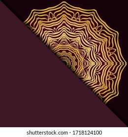 Diseño Con Patrón De Mandala De Mano Abstracta Con Elemento Decorativo. Ilustración vectorial. 