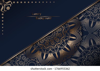 Design With Abstract Hand Drawn Mandala Pattern With Decorative Elemenfor book covers, magazines, wedding invitations, decorations with luxury concepts