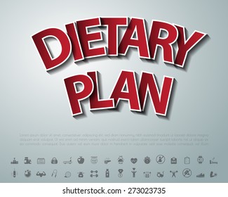 Design abstract infographic front .Vector/illustration.fitness icon.dietary plan.