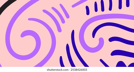 Projete um papel de parede interior abstrato como uma ilustração vetorial, pronto para impressão.
