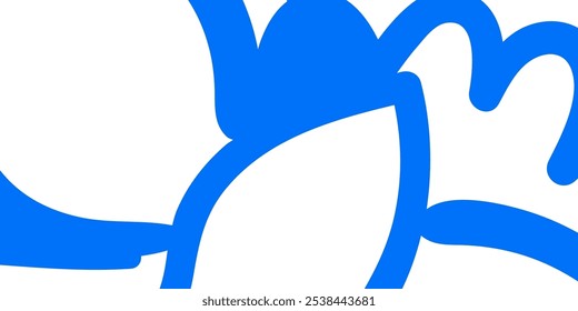 Design an abstract interior wall wallpaper as a vector illustration, ready for print.
