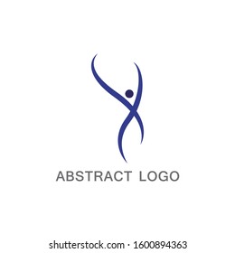 
Design abstract logos of people. Sports and fitness.