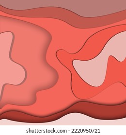 Design abstract pattern background of Papercut 