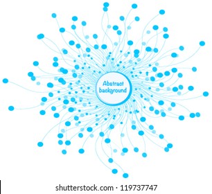 Design of an abstract snowflake