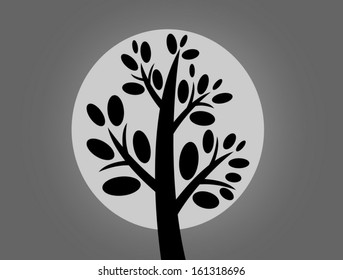 Design Abstract tree in Vector illustration