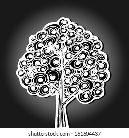 Design Abstract tree in Vector illustration 