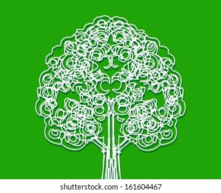 Design Abstract tree in Vector illustration 