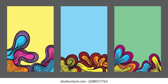 Design Abstracts background colorful for banner, cover, poster Template