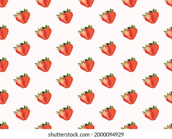 design abtract pattern background A strawberry. fit for backgroun, walpaper, plant, etc