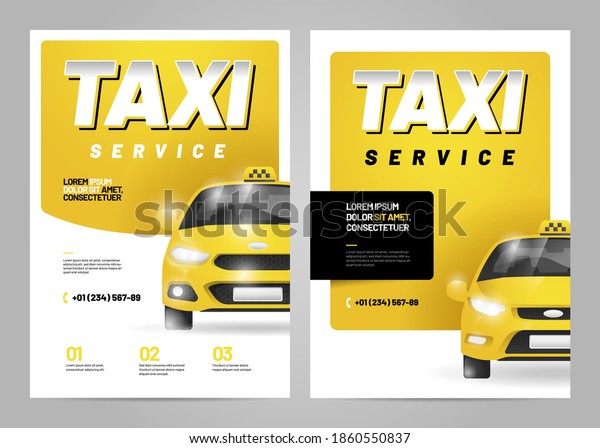 Design for\
advertising a taxi service. Vector layout with taxi car. Adapt for\
poster, flyer, banner or social\
media.
