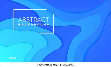 Design, ästhetischer Hintergrund, flüssiger Hintergrund auf Papier-Schnitt-Stil