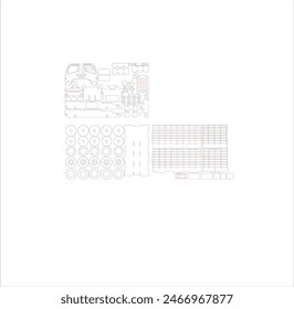 "Design for an agricultural or stake truck, for laser cutting machines MDF wood of 2.5 millimeters, it will need to use glue when assembling."