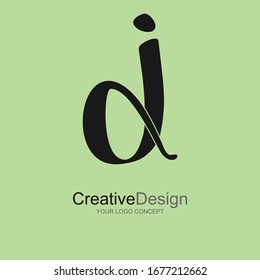 Design of alphabet letter logo j with black color for a company or business.