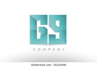 Design of alphabet letter number combination g9 g 9 with green gradient color suitable as a logo for a company or business