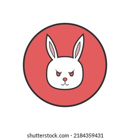 Design Of Angry Rabbit Draw