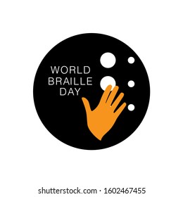 Design for annual celebration of World Braille Day (January 4)