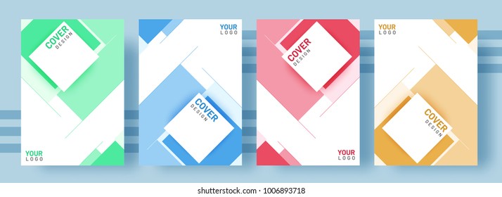 Design annual report, cover, vector template brochures, flyers, presentations, leaflet, magazine a4 size. 