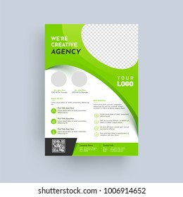Design annual report, cover, vector template brochures, flyers, presentations, leaflet, magazine a4 size. 
