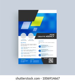 Design annual report, cover, vector template brochures, flyers, presentations, leaflet, magazine a4 size. 