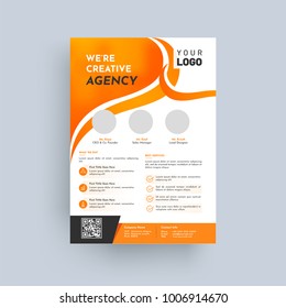 Design annual report, cover, vector template brochures, flyers, presentations, leaflet, magazine a4 size. 