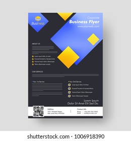 Design annual report, cover, vector template brochures, flyers, presentations, leaflet, magazine a4 size. 