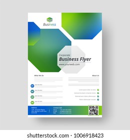 Design annual report, cover, vector template brochures, flyers, presentations, leaflet, magazine a4 size. 