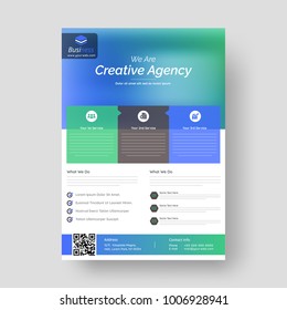 Design annual report, cover, vector template brochures, flyers, presentations, leaflet, magazine a4 size. 