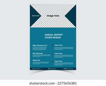 Diseño Informe Anual Portada Vector Plantilla Portada Portada Portada Portafolio Banner Folletos Presentaciones Leaflet Revista a4 tamaño vectorial