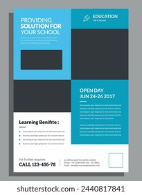 Design annual report, cover, vector template brochures, flyers, presentations or leaflet