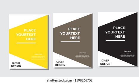 Design annual reports, covers, vector templates, brochures, flyers, presentations, leaflets