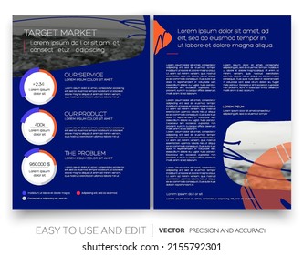 Design annual report,vector template brochure