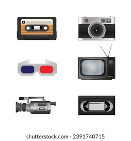 The design of appliances from the 90s and memories of contemporary fashion are being used in various media and trends in today's era. shotlist1990