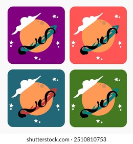 design apps browser vector, flat design, vector illustration