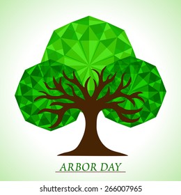 Design for Arbor day,Save tree,green