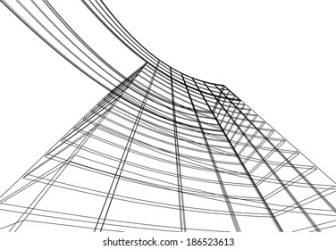 design architecture vector abstract background
