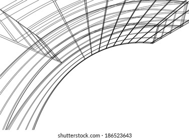 design architecture vector abstract background