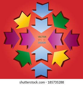 Design of arrow directions type