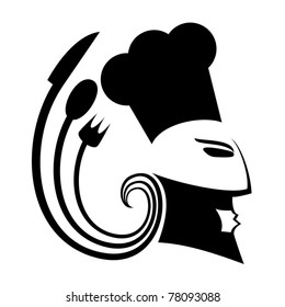 Design of art chef symbol