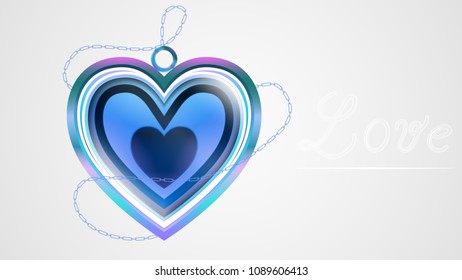 design art colorful heart