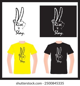 Arte de diseño y texto de eslogan fresco. Diseño de Ilustración vectorial para gráficos de moda, estampados de camisetas