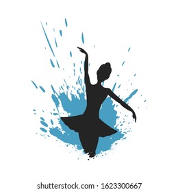 Design of art dancer illustration