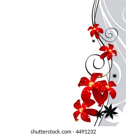 design art flower abstract beauty backgrounds beautiful nature decoration floral vector elegance