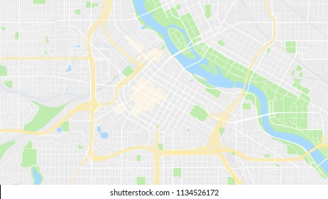 Design Art Map City Minneapolis