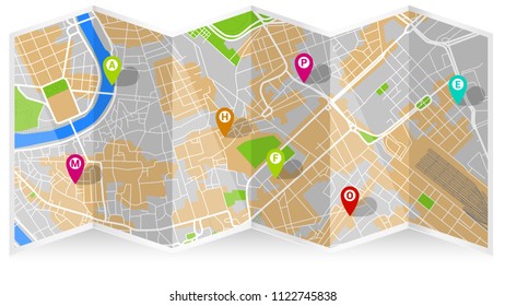 design art map rome